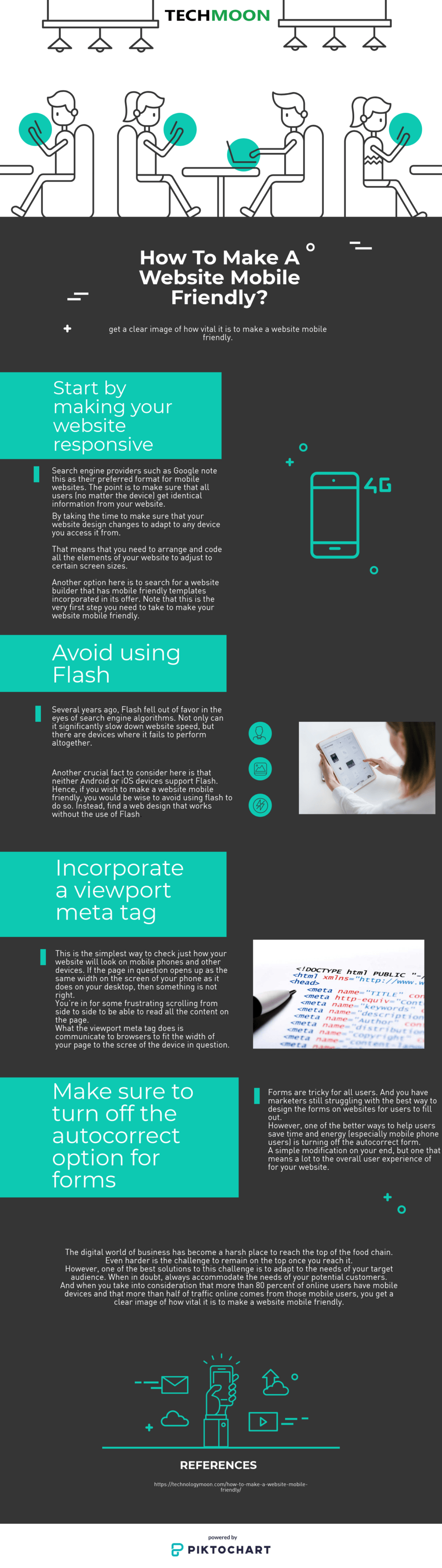 How To Make A Website Mobile Friendly?-Infographic